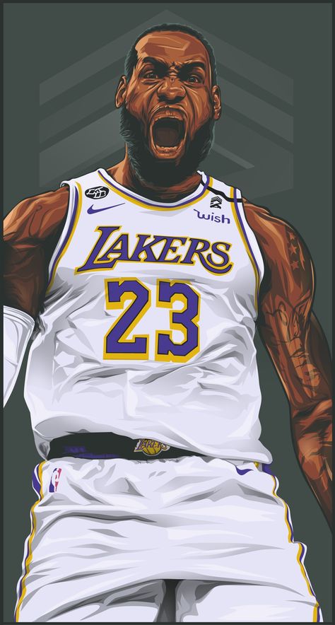 Lebron James Art, Basketball Artwork, Michael Jordan Art, Lebron James Basketball, Lebron James Wallpapers, Nba Artwork, Nba Lebron James, King Lebron James, Lebron James Lakers