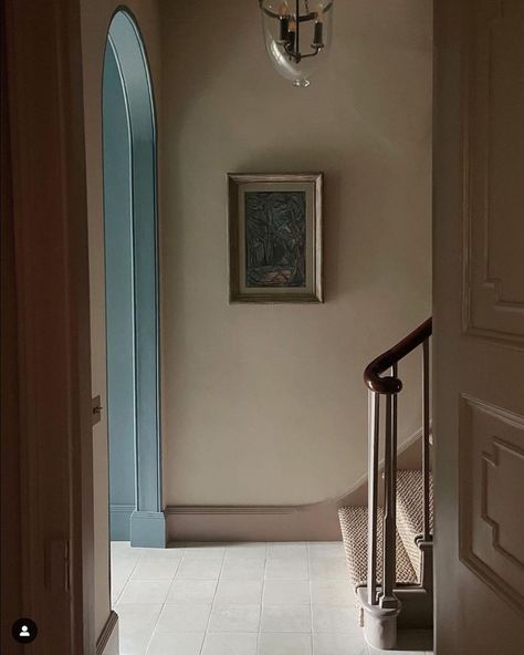 Ailsa Macconnell | Hallway delights. A transitional space that you can really have some fun with. I love the injection of one or two pops of colour, teamed… | Instagram Studio Mcgee Dressing Room, Skirting Board Ideas Cottage, Cottage Entrance Hall, Coloured Skirting Boards, House Manifestation, Country Hallway, Architectural References, Scottish Cottage, Scottish Cottages