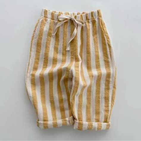 Children Clothing Summer And Spring Kid’s New Soft Comfortable Striped Jogger Pants Loose Trousers For Toddler Boys And Girls. Nwt Slim And Fit, Spring Kids, Toddler Pants, Boys Stripes, Korean Brands, Loose Trousers, Clothing Summer, Pants Loose, Summer Stripes