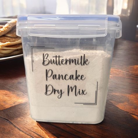 Diy Pancake Mix, Homemade Buttermilk Pancakes, Dry Buttermilk, Pancake Mix Recipe, Homemade Pancake Mix, Buttermilk Pancake Mix, Buttermilk Pancake, Butter Pecan Ice Cream, Homemade Ketchup