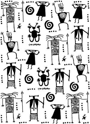 Primitive Art Symbols, African Petroglyphs, Warriors Background, Tribe Art, Petroglyphs Art, Arte Doodle, Native American Symbols, Afrique Art, Afrikaanse Kunst