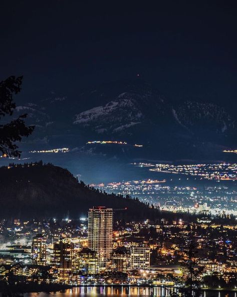 Kelowna Buzz on Instagram: “Night rider 🌃 #kelownabuzz Photo Credit 📸: @okanaganview” Albino Moose, Kootenay National Park, Kelowna British Columbia, Night Rider, Kelowna Bc, Vancouver Bc Canada, Virtual Travel, Bucket List Destinations, Vancouver Canada