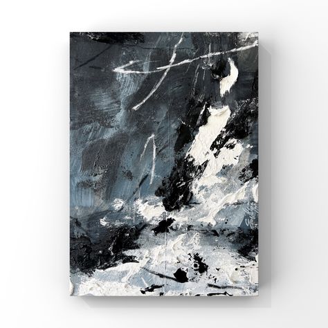 Abstract art contemporary painting artwork intuitive monochrome Painting Monochrome, Intuitive Painting, Monochrome Art, Futuristic Interior, Intuitive Art, Painting Inspo, Mixed Media On Canvas, T Art, Luxury Art