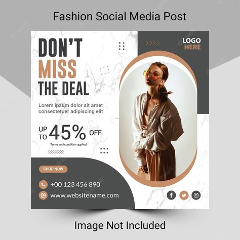 Premium Vector | Fashion sale social media post or instagram banner template design Fashion Social Media Post, Creative Social Media Post, Birthday Post, Instagram Banner, Birthday Post Instagram, Birthday Posts, Banner Template Design, Post Instagram, Social Media Banner