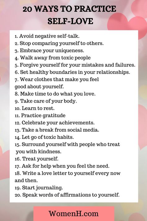 Ways To Enjoy Your Own Company, Examples Of Self Love, Ways To Fall In Love With Yourself, Things To Do To Love Yourself, Ways To Show Self Love, How To Grow Self Love, Ways To Self Love, Self Healing Practices, In Love With Yourself