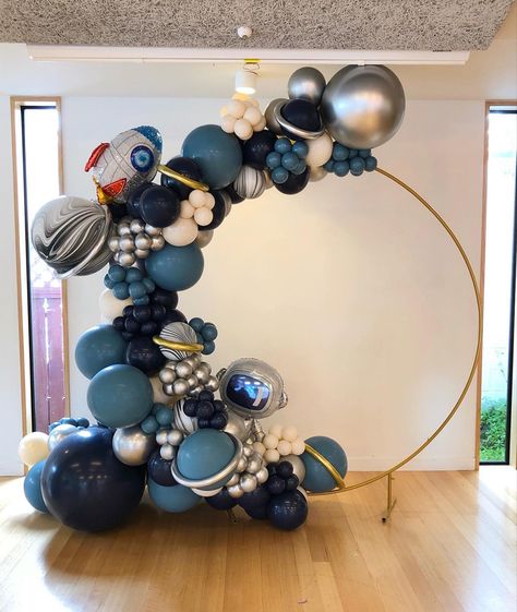 We had a *blast* making this space garland today 🚀 🫢 Themed garlands always get us excited because they give us a chance to get creative and make your Pinterest dreams come to life! If you’re after something like this let us know, these are our fave kind of gigs ✨ P.S We just can’t get enough of these marble balloons 😍 Space Garland, Give Us A Chance, Marble Balloons, Astronaut Party, Baby Birthday Decorations, Boys First Birthday Party Ideas, Boys 1st Birthday Party Ideas, Space Theme Party, Astronaut Birthday