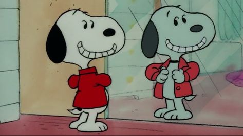 Cartoon Dog, Cartoon Character, Snoopy, Red