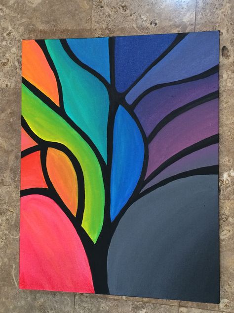 abstract tree painting Painting Abstract Acrylic, Easy Abstract Art, Konst Designs, Ideas For Painting, Acrylic Diy, Seni Pastel, Abstract Tree Painting, Soyut Sanat Tabloları, Oil Pastel Art