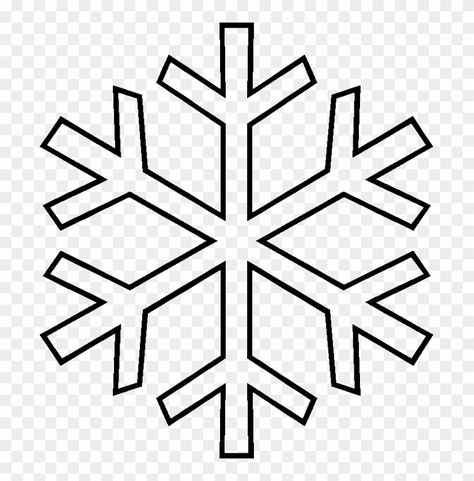 Snowflake Clipart Black And White, Snowflake Images Free Printable, Cute Snowflake Drawing, Drawing Snowflakes, Snowflake Clip Art, Snowflake Outline, Snowflake Silhouette, Snowflake Coloring Pages, Snowflake Clipart