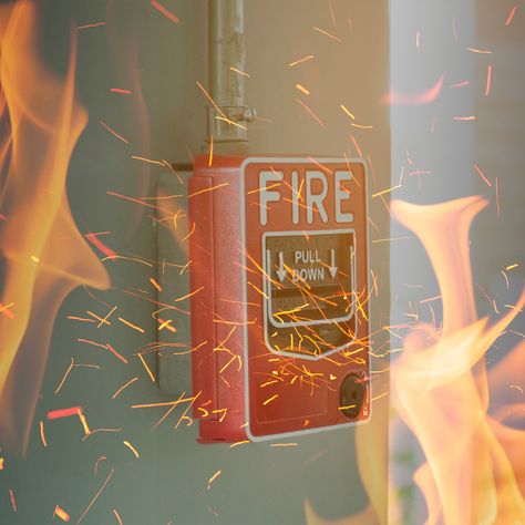 Fire Alarm Aesthetic, Sample Flyers, Fire And Safety, Fire Alarms, Firefighter Quotes, Altenew Cards, Lucid Dream, Fire Alarm System, Smart Lock