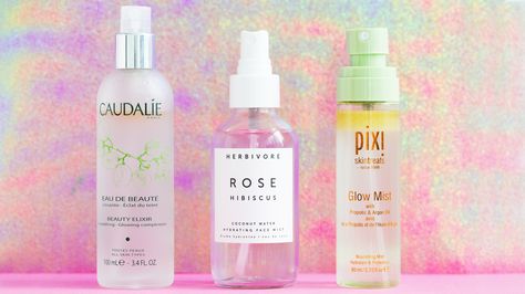 Caudalie Beauty Elixir face spray is a classic and so are thermal water facial mists. Our staff tested face mists to see which picks are worth the money. Best Face Mist, Artery Cleanse, Face Mist Spray, Caudalie Beauty Elixir, Skincare Branding, Face Spray, Beauty Elixir, Facial Mist, Face Mist