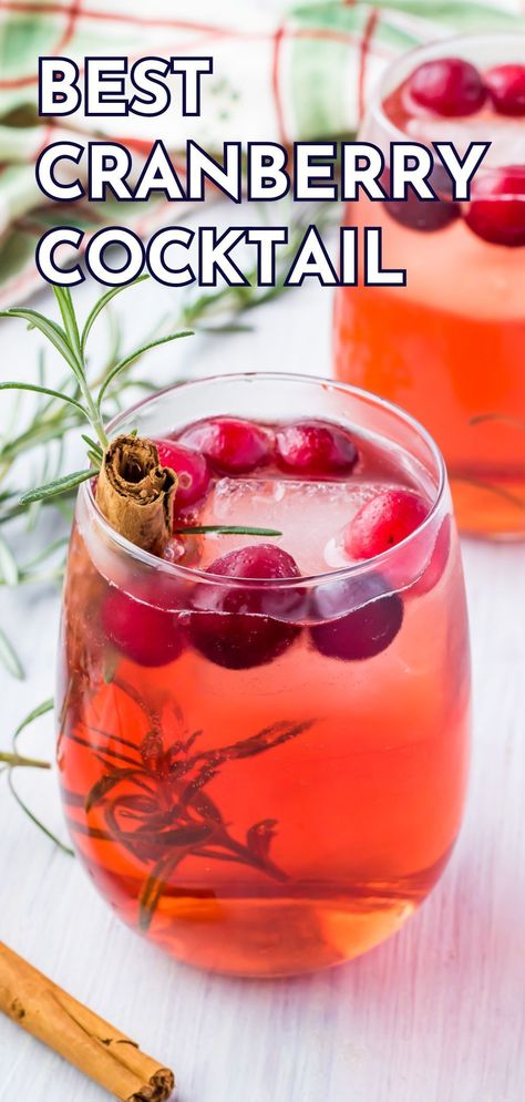 Looking for a simple yet elegant cocktail for your holiday party? Try this cranberry gin cocktail recipe that blends the botanical notes of gin with the zesty flavor of cranberry and ginger ale. It's quick to mix and perfect for a festive gathering or a cozy night by the fireplace. This holiday gin cocktail is sure to be a hit this Thanksgiving or Christmas! Cranberry Holiday Cocktail, Cranberry Christmas Cocktail, Cranberry Ginger Ale, Gin Recipe, Christmas Gin, Christmas Truffles, Cranberry Vodka, Gin Recipes, Cranberry Cocktail