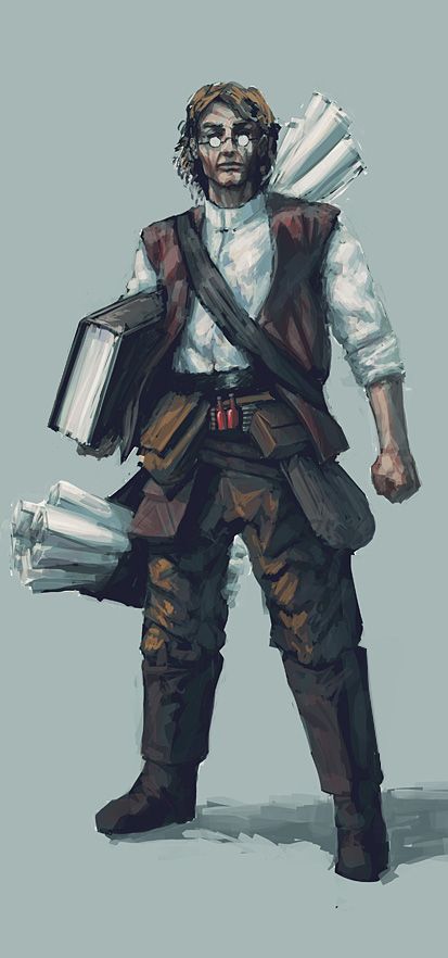 Guibert du’Cormathie - Scholar in resident, Illance College.  Expert in physiology and anatomy. Order Of Scribes Wizard Dnd, Dnd Librarian, Arte Steampunk, Heroic Fantasy, Comic Manga, Dungeons And Dragons Characters, Human Male, Fantasy Male, Wow Art