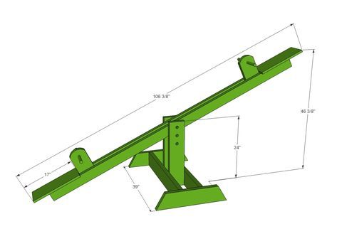 Kids Seesaw, Teeter Totter, Diy Playground, Woodworking For Kids, Backyard Playground, Diy Holz, Backyard For Kids, Backyard Fun, Diy Wood Projects