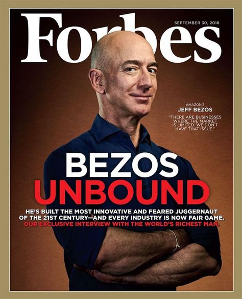 Forbes Magazine Cover, Mohamed Bin Salman, Forbes Cover, Amazon Jeff Bezos, Magazine Cover Ideas, Forbes Magazine, Richest In The World, Business Stories, Jeff Bezos