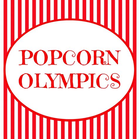 The Popcorn Olympics ~ Fun Activity for Kids! (she: Veronica) - Or so she says... I'm thinking for popcorn kickoff pack meeting this would be fun! Cub Scout Popcorn, Cinnamon Bear, Fun Activity For Kids, Yw Activities, Family Fun Night, Family Home Evening, Group Games, Rainy Day Activities, Fun Family Activities