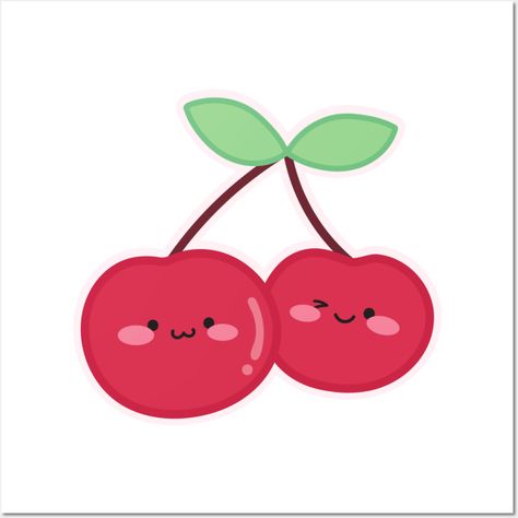 Kawaii Cute Cherry, Smile Face -- Choose from our vast selection of art prints and posters to match with your desired size to make the perfect print or poster. Pick your favorite: Movies, TV Shows, Art, and so much more! Available in mini, small, medium, large, and extra-large depending on the design. For men, women, and children. Perfect for decoration. Clay Faces, Smile Face, Linocut, Fresco, Extra Large, Cherry, Favorite Movies, Character Design, Tv Shows