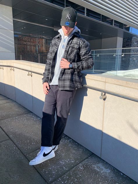 Men Hoodie Flannel Outfits, Hoodie And Flannel Outfits Men Aesthetic, Black And Gray Flannel Outfit Men, Guy Outfits Flannel, Flannel And Sweatshirt Outfit Guys, Gray Flannel Outfit Men, Hoodie Under Jacket Outfit Men, Black And White Flannel Outfit Men, Hoodie With Flannel Outfit Men