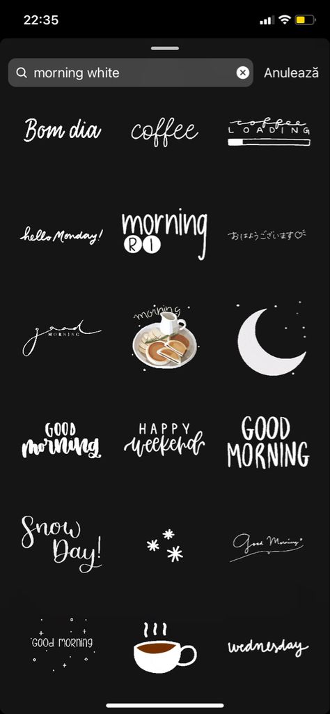 Insta Good Morning Story, Good Morning Stickers Snapchat, Social Media Post Aesthetic, Snap Stickers Aesthetic, Good Morning Aesthetic Instagram Story, Insta Story Gif Idea, Good Morning Snap Ideas, Aesthetic Snapchat Stickers, Creative Instagram Names