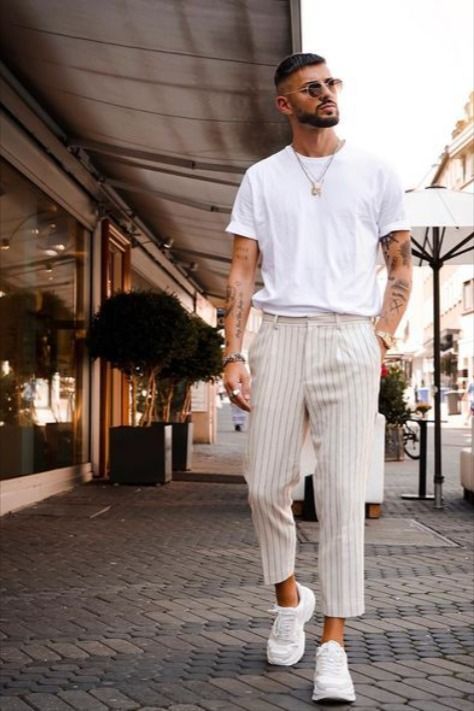 Mens Summer Outfits, Mens Casual Outfits Summer, Trendy Mens Fashion, Stylish Men Casual, Mens Outfit Inspiration, Mens Fashion Streetwear, Cool Outfits For Men, Mens Fashion Casual Outfits, Stylish Mens Outfits