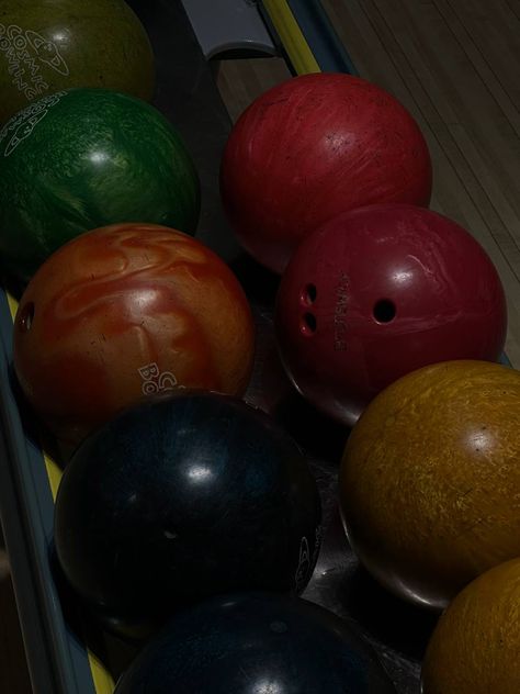 #bowling #bowl #color #colorful #event #game #friends #aesthetic #playroom #night #nightlife #outdoor Aesthetic Playroom, Setting Aesthetic, Bowling Aesthetic, Grandpa Aesthetic, Bowling Night, Colorful Event, Elsie Silver, Rose Hill, Seasonal Allergies