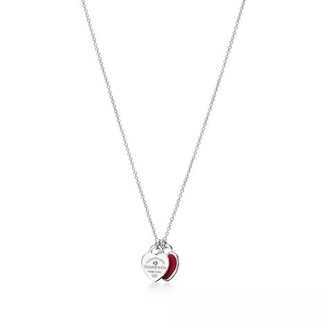 Red Heart Tiffany Necklace, Tiffany Double Heart Necklace Red, Tiffany And Co Red Heart Necklace, Tifanny Necklace, Tiffany Double Heart Necklace, Colar Tiffany E Co, Tiffany Heart Tag Necklace, Tiffany Heart Necklace, Tiffany Accessories