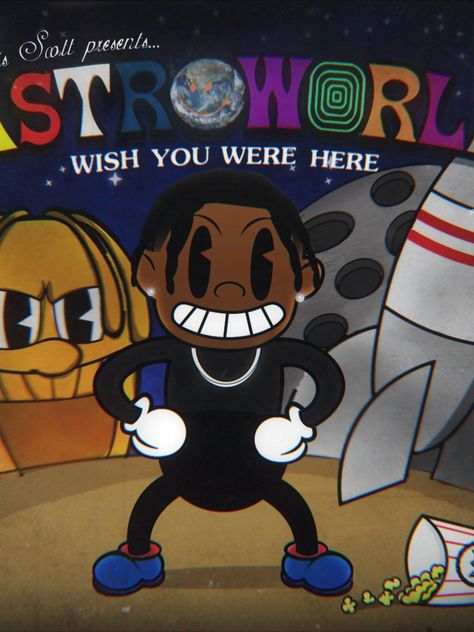 Astro World, Travis Scott Astroworld, Album Cover Art, Travis Scott, Cover Art, Twitter, Art