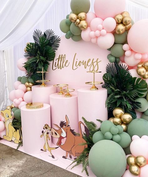 Iris Hinzo on Instagram: “Super cute Nala theme party from Lion King Design, Set up, and props by @bizziebeecreations || Balloons by @creativeballoons__ || Decals…” The Lion King Birthday, Lion King Design, Lion King Birthday Party, Lion King Birthday Party Ideas, Lion Baby Shower, Lion King Party, Lion King Baby Shower, Lion Birthday