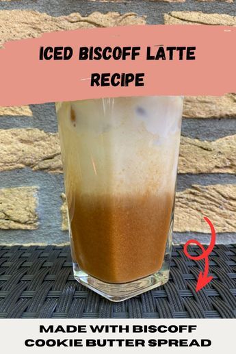 Explore a refreshing homemade recipe for an iced Biscoff latte. Enjoy the delightful blend of creamy latte with caramelized Biscoff flavors. Biscoff Latte, Coffee Ice Cubes, Biscoff Cookie Butter, Biscoff Cookies, Cookie Spread, Butter Spread, Milk Alternatives, Latte Recipe, Homemade Recipe