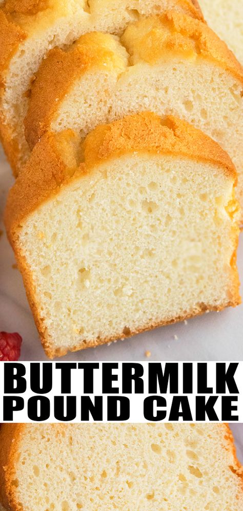 Pond Cake, Pound Cake Recipes Easy, Buttermilk Pound Cake, Classic Old Fashioned, Buttermilk Cake, Cake Homemade, Cake Recipes Easy Homemade, Buttermilk Recipes, Dessert Simple