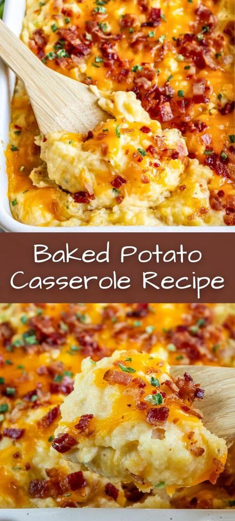 Baked Potato Casserole Recipe Twice Baked Potato Casserole Recipe Pioneer Woman, Crockpot Twice Baked Potato Casserole, Joanna Gaines Potato Casserole, Easy Baked Potato Casserole, Stuffed Potato Casserole, Paula Deen Potato Casserole, Obrian Potato Casserole, Recipes With Frozen Potatoes, Easy Potato Casserole Recipes