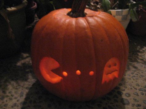 pac man pumpkin - Google Search Pac Man Pumpkin Carving, Pacman Pumpkin Carving, Pac Man Pumpkin, Halloween Pumpkin Carving Stencils, Carving Stencils, Biggest Pumpkin, Pumpkin Uses, Pumpkin Carving Ideas, Pumpkin Designs