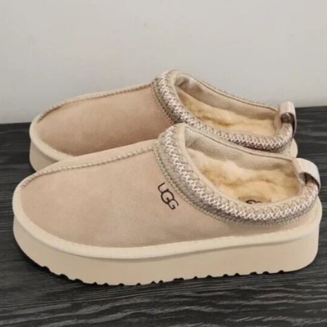 UGG Tasman Slippers Mustard Seed Tasman Slippers, Ugg Tasman Slippers, Seed Shop, Shoes Ugg, Ugg Tasman, Shoe Wishlist, Swag Shoes, Mustard Seed, Light Tan