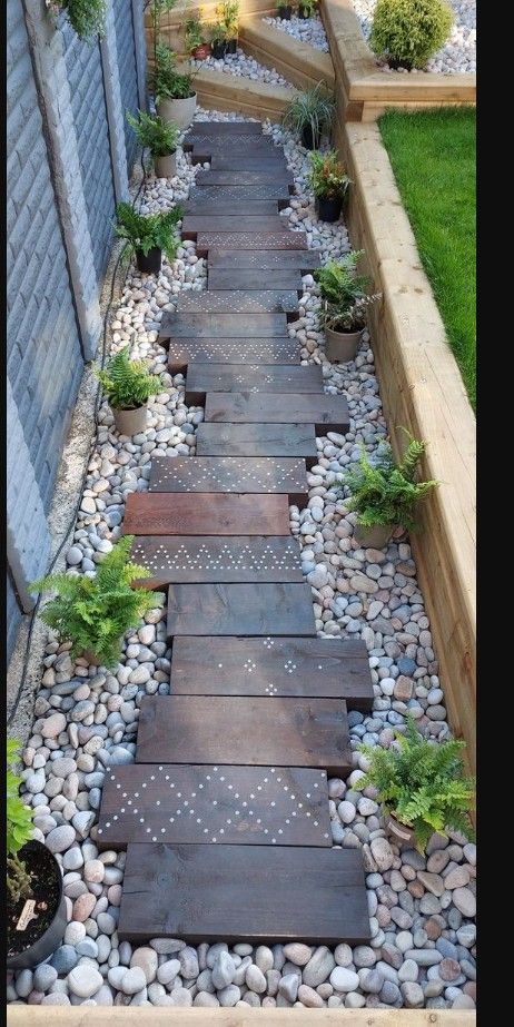 Side Yard Landscaping, نباتات منزلية, التصميم الخارجي للمنزل, Have Inspiration, Garden Yard Ideas, Outdoor Decor Backyard, घर की सजावट, Backyard Makeover, Backyard Patio Designs