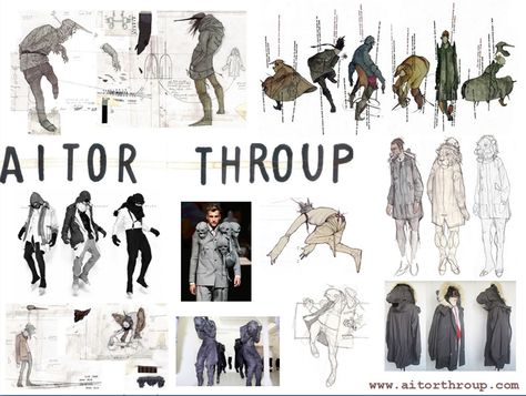 CALLYFAL: Aitor Throup Aitor Throup, Art Inspired Fashion, Fashion Design Sketchbook, Fashion Design Portfolio, Concept Development, Fashion Sketchbook, Fashion Portfolio, Study Style, Body Poses