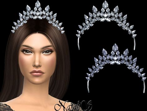 Created by @NataliS_SIMS ! Sims Tiara Cc, Sims 4 Cc Wedding Tiara, Sims 4 Wedding Tiara, Sims 4 Cc Princess Tiara, Sims 4 Cc Royal Accessories, Sims 4 Cc Wedding Hair Accessories, Sims4 Cc Hair Accessories, Sims 4 Cc Queen Hair, Wedding Hair Cc Sims 4