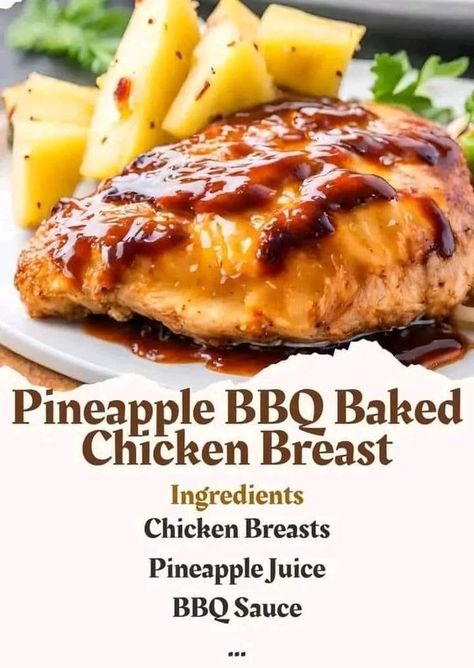 cooking with brenda gantt 🥞🍟🍖 | Pineapple BBQ Baked Chicken Breast😍😍😋 | Facebook Baked Pineapple Bbq Chicken Breast, Pineapple Chicken Breast, Baked Pineapple Chicken, Bbq Pineapple Chicken, Bbq Baked Chicken Breast, Bbq Baked Chicken, Chicken Delight, Cooking With Brenda Gantt, Bbq Chicken Breast