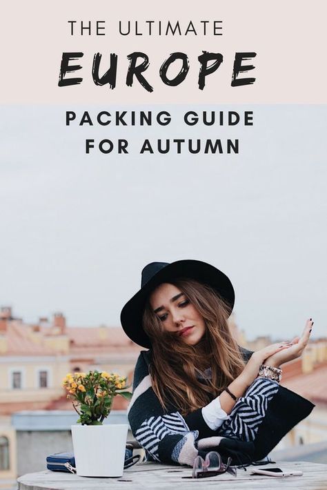 The ultimate packing list for autumn in Europe. Headed to Europe this fall? This list is the only guide you'll need to pack for your Autumn trip to Europe #Europe #Packing #List #Fall #Autumn #Germany #Spain #England #France #Paris #Berlin #Madrid #London Europe In Fall, Packing List For Europe, Fall Packing List, Europe Clothes, Fall Packing, Europe Packing, Europe Packing List, Traveling Europe, Ultimate Packing List