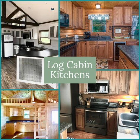 Log Cabin Kitchens Cabin Kitchens Small, Modern Log Cabin Kitchen, Log Cabin Kits Prices, Log Cabin Kitchens Cabinets, Small Log Cabin Kitchens, Interior Cabin Design, Log Home Kitchen Ideas, Rustic Log Cabin Kitchens, Cabin Kitchens Rustic