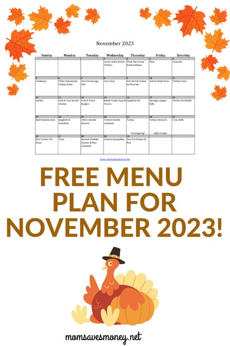 2023 Meal Plan, Meal Plan Calendar, Weekly Meal Plan Family, Menu Planning Printable, Dinner Planning Weekly, Plan Calendar, Easy Meal Plan, Monthly Meal Planning, Family Meal Planning