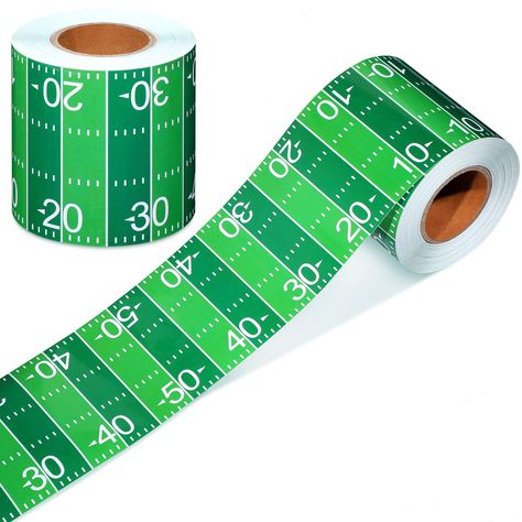 PRICES MAY VARY. Meet your decor need: you will get 1 roll of football stadium bulletin board border; It is long enough, so you can trim it to different sizes in order to meet your decoration needs Exquisite football field design: the football bulletin board trim is full of sporty style; It can be a suitable choice for the classroom and sport bulletin board border, and can also be applied to decorate your football party and birthday party; It can create a different look for the bulletin board, w Football Classroom Door Ideas, Male Teacher Classroom Decor Sport Theme, Homecoming Locker Decorations Football, Football Locker Room Decorations Ideas, Locker Decorations For Sports, Football Classroom Door, Football Locker Decorations High School, Football Bulletin Board Ideas, Sports Theme Classroom Decorations