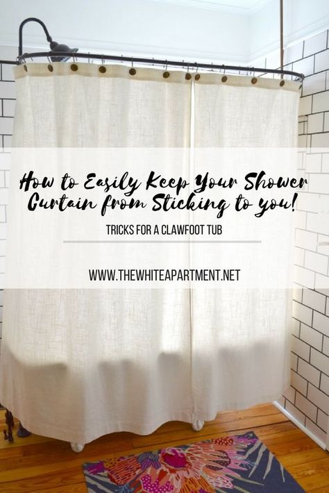 Diy Clawfoot Tub, Shower Curtains For Clawfoot Tubs, Clawfoot Shower Curtain, Clawfoot Tub Shower Combo, Clawfoot Tub With Shower, Clawfoot Tub Shower Curtain, Bathroom Clawfoot Tub, Clawfoot Tub Bathroom, Clawfoot Tub Shower