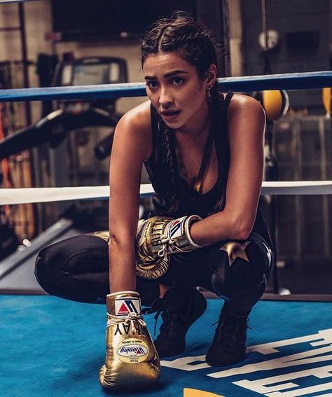 Shay Mitchell, Boxing Gloves, Boxing, A Woman, Gloves, Gold, Instagram