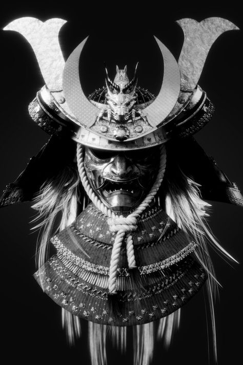 Hannya Maske, Japanese Warrior Tattoo, Asian Warrior, Guerriero Samurai, Samurai Warrior Tattoo, Ronin Samurai, Hanya Tattoo, Samurai Tattoo Design, Samurai Wallpaper