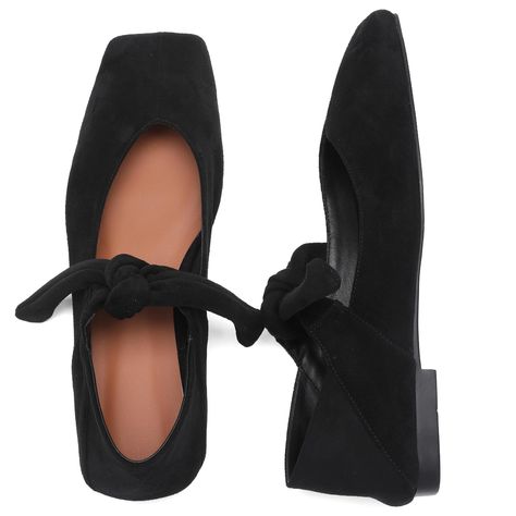 PRICES MAY VARY. 0.3 In Heel Square toe Bow knot detail Slip on design Comfortable cushioned insole Whether you're heading to a brunch date, a day at the office, or a special event, these Square Toe Ballet Flats effortlessly elevate your style. Embrace the simplicity of slip-on ease and the sophistication of timeless design. Cute Black Flats For Women, Black Ballerina Flats Outfit, Black Wedding Shoes Flats, Square Ballet Flats, Black Wedding Shoes, Flats For Women, Slip On Dress, Brunch Date, Wedding Shoes Flats