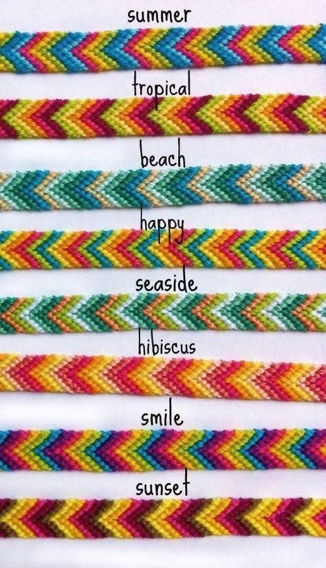 Bracelets Chevron, Different Types Of Bracelets, Types Of Bracelets, Bracelet Chevron, Chevron Friendship Bracelets, String Bracelet Patterns, Diy Friendship Bracelets Tutorial, Friendship Bracelet Patterns Easy, Yarn Bracelets