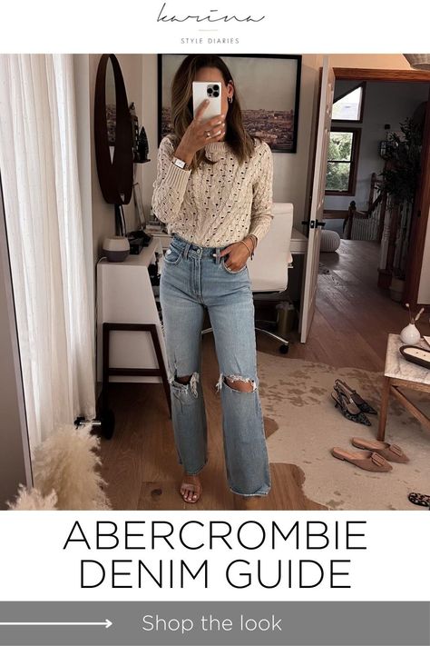 Abercrombie Straight Jeans Outfit, Outfit Ideas Summer Jeans, Dad Jeans Outfit Women, New Jeans Cute, Legging Jeans Outfit, Jeans Outfits Summer, Straight Jeans Outfit, Jeans Outfit For Work, Karina Style