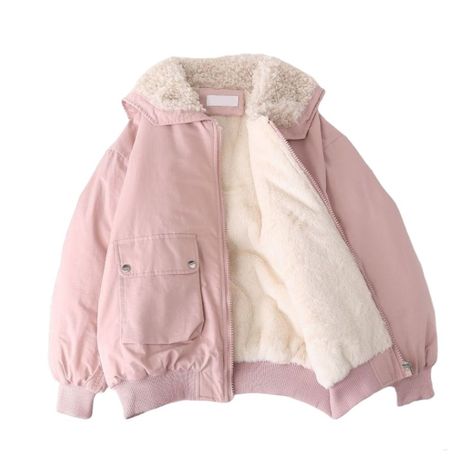 Coquette Winter Jacket, Coquette Jacket, Jacket Coquette, Wishlist Clothes, Winter Fashion Outfits Casual, Cute Jackets, Pink Jacket, Warm Outfits, Kawaii Clothes