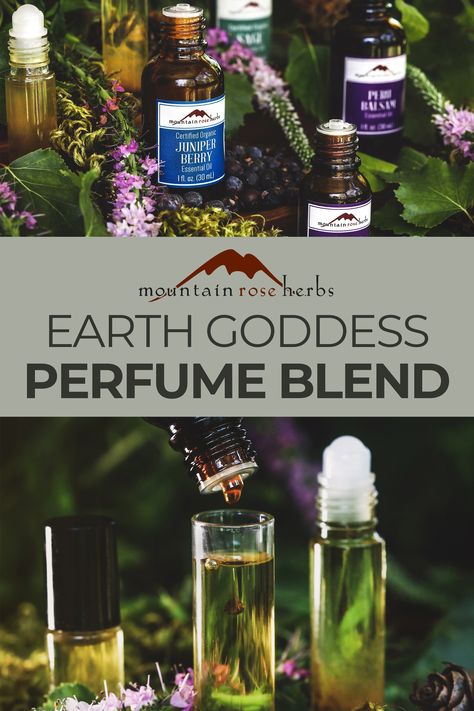 Essential Oil Combinations For Perfume, Earthy Essential Oil Blends, Farm Witch, Earthy Perfume, Diy Perfume Essential Oils, Essential Oil Perfume Recipes, Goddess Perfume, Perfume Oil Recipes, Diy Perfume Recipes