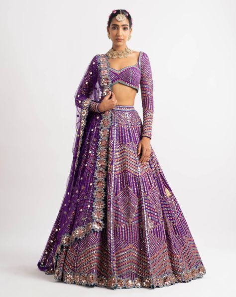 Black lehenga party wear